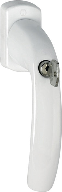 HOPPE window handle New York 0810SVS/U10 aluminium F9016 / traffic white ( 3000203584 )
