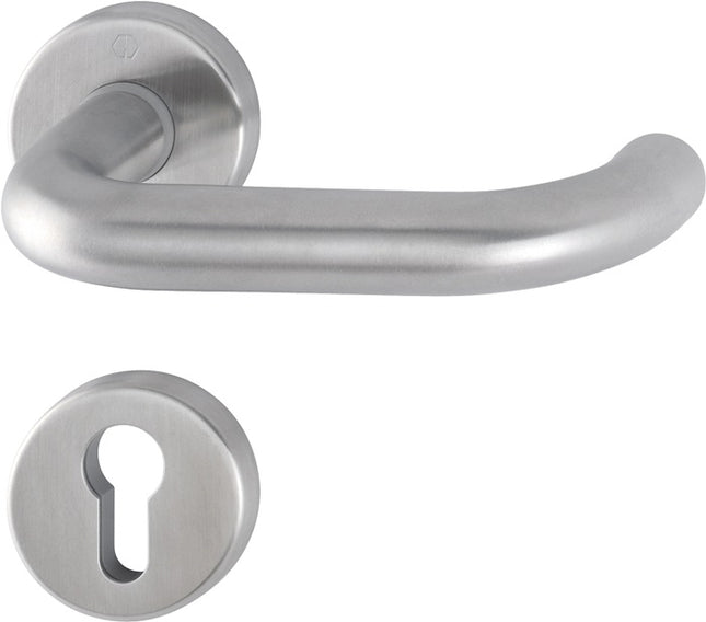 HOPPE Rosette set Paris E138Z/42KV/42KVS Stainless steel F69 ( 3000203009 )