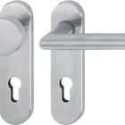 HOPPE short escutcheon set Amsterdam E58/353K/1400Z stainless steel F69 ( 3000203007 )