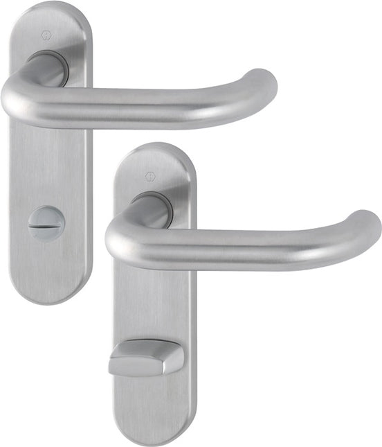 HOPPE short escutcheon set Paris E138Z/353K stainless steel F69 ( 3000203014 )