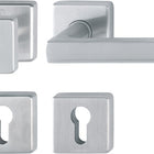 HOPPE Set di rosette Dallas E43L/52KV/52KVS/1643Z Acciaio inox F69 ( 3000220027 )