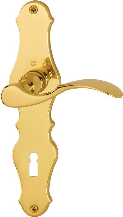 HOPPE long escutcheon set Weimar M112SLN/2007 brass F71 ( 3000253090 )