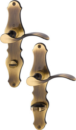 HOPPE set di rosette lunghe Weimar M112SLN/2007 ottone F73 ( 3000253095 )