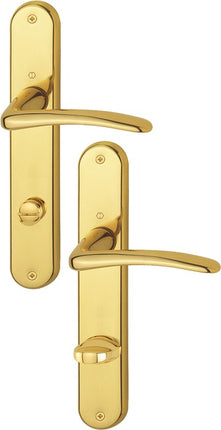 HOPPE set di piastre lunghe Istanbul M171/332P ottone F71 ( 3000253685 )