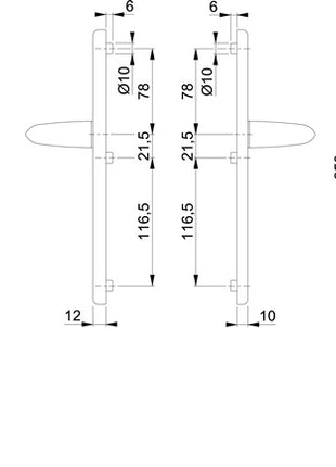 Meble ochronne HOPPE Stockholm 1140/3331/3410 Aluminium F1 ( 3000209125 )