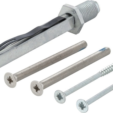 HOPPE Set de fixation Sertos(R) K/G 50-55 mm M5 x 65 + 4,0 x 60 ( 3000209932 )