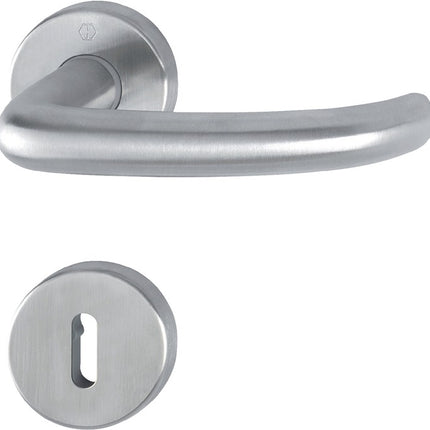 HOPPE Set di rosette San Francisco E1301Z/42KV/42KVS Acciaio inox F69 ( 3000202017 )