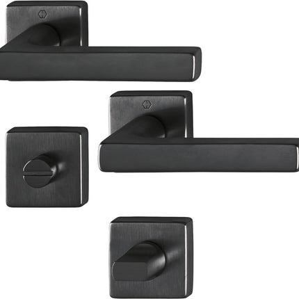 HOPPE Rosettengarnitur Dallas M1643/843KV/843KVS Messing F96-1-R ( 8000460255 )