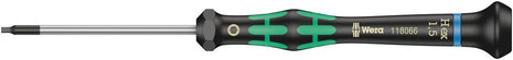 WERA Electronics precision mechanics screwdriver 2054 6-KT. 1.5 mm Blade length 60 mm ( 4300001789 )