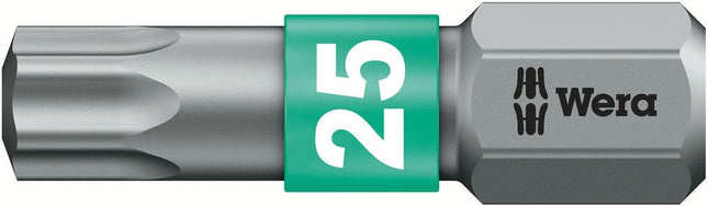 WERA Bit 867/1 BTZ 1/4 ″ T 25 Longitud 25 mm ( 4000829537 )