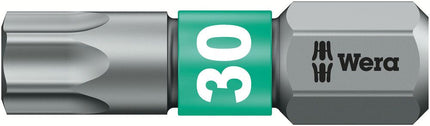WERA Bit 867/1 BTZ 1/4 ″ T 30 Longitud 25 mm ( 4000829539 )