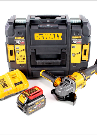 DeWalt DCG 414 T2 Akku Winkelschleifer 54 V XR Flexvolt 125 mm Brushless + 2x Akku 6,0 Ah + Ladegerät + TSTAK - Toolbrothers