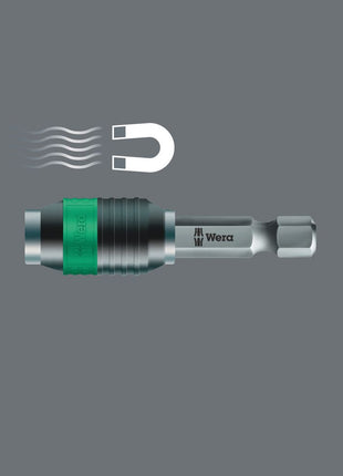 Uchwyt do bitów WERA 889/4/1 K Rapidaptor 1/4 ″ F 6.3 1/4 ″ C 6.3 + E 6.3 ( 4000829607 )