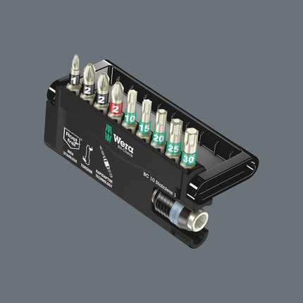 Zestaw bitów ze stali nierdzewnej WERA BC 10 Stainless 1 10-częściowy ( 4000828393 )