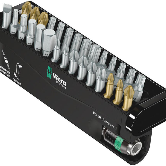 WERA Bitsortiment Bit-Check 30 Universal 1 30-teilig ( 4000829640 )