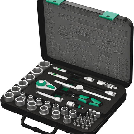 WERA socket spanner set 8100 SB2 Zyklop 43-piece 3/8 ″ ( 4000820227 )