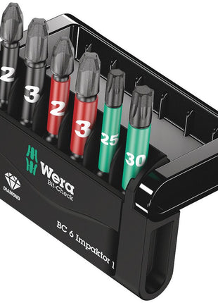 WERA Assortiment d'embouts Bit-Check 6 Impaktor 1 6 pièces ( 4000829044 )