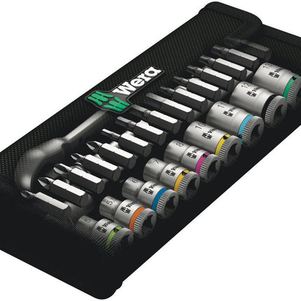 WERA Jeu de clés à douilles 8100 SA 8 Zyklop 28 pièces 1/4 ″ ( 4000821659 )