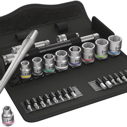 WERA Zyklop Metal 8100 SB 7 Juego de llaves de vaso de 29 piezas 3/8 ″ ( 4000821654 )