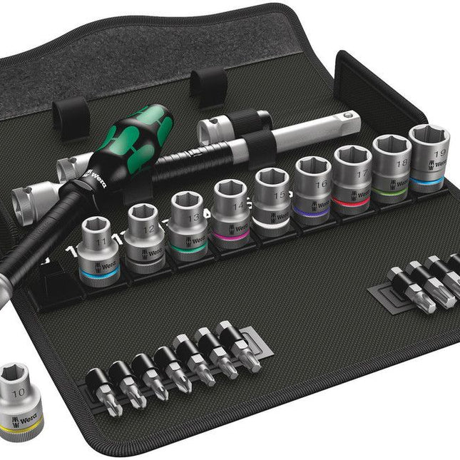 WERA Zyklop Speed 28-częściowy zestaw kluczy nasadowych 1/2 ″ ( 4000821652 )