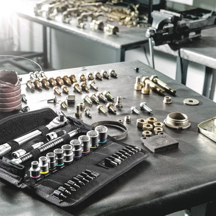 WERA Jeu de clés à douille Zyklop Metal 8100 SB 8 29 pièces 3/8 po. ( 4000821752 )