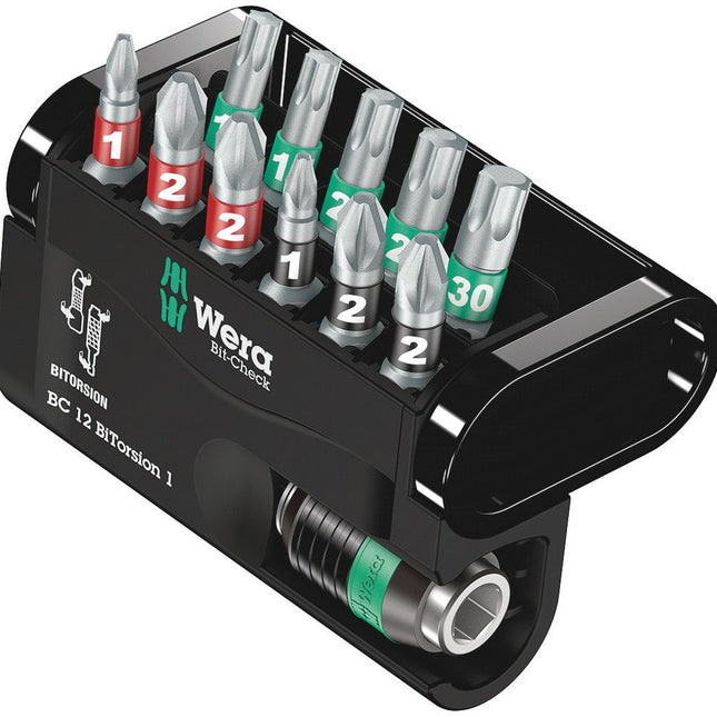 WERA Bit-Check 12 BiTorsion 1 12-piece bit set ( 4000829019 )