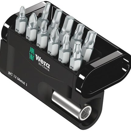 WERA Bit-Check 12 Metal 1 Juego de puntas de 12 piezas ( 4000829036 )