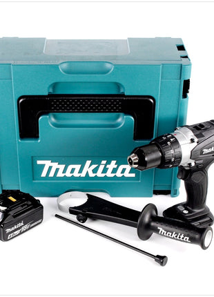 Makita DHP 458 M1JB Akku Schlagbohrschrauber 18 V 91Nm Schwarz im Makpac + 1x 4,0 Ah Akku - Toolbrothers