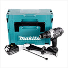 Makita DHP 458 T1JB Akku Schlagbohrschrauber 18 V 91Nm Schwarz im Makpac + 1x 5,0 Ah Akku - Toolbrothers