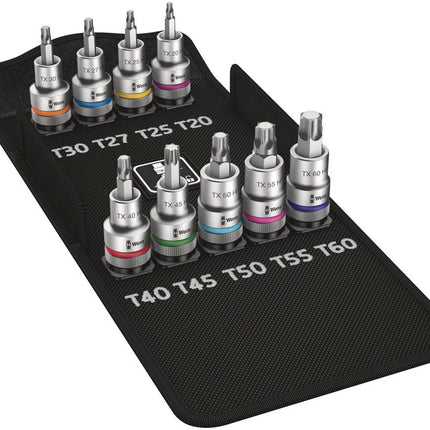 Set di chiavi a bussola WERA 8767 C TX HF 1 da 9 pezzi ( 4000821148 )