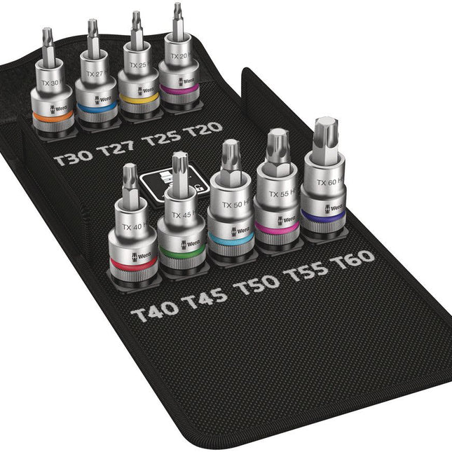 Set di chiavi a bussola WERA 8767 C TX HF 1 da 9 pezzi ( 4000821148 )