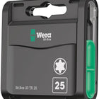 WERA large pack of bits 1/4 ″ T 25 Length 25 mm ( 4000829009 )