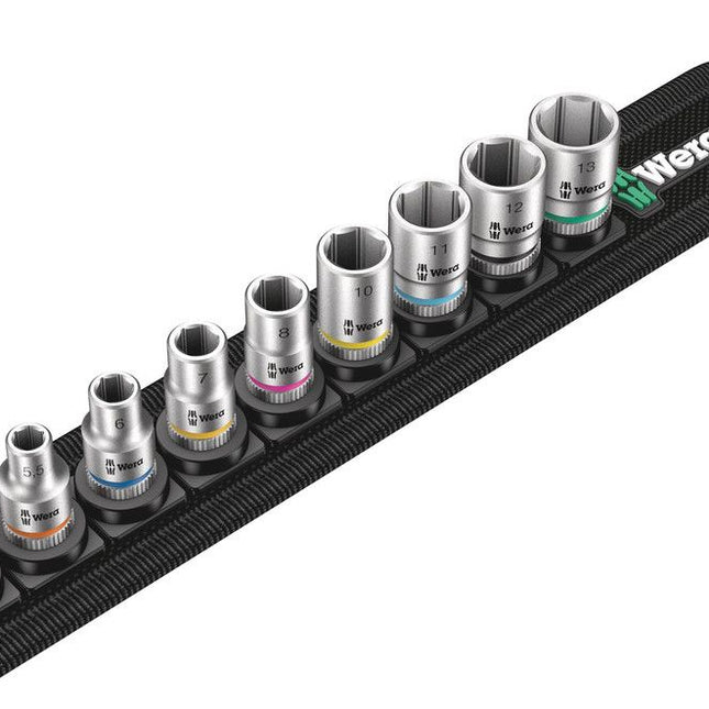 WERA socket spanner set Belt 4 9-piece ( 4000821179 )
