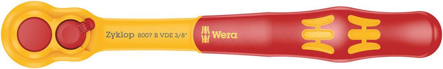 WERA Lever-action reversible ratchet 8007 B VDE 3/8 ″ 80 teeth ( 4000828007 )