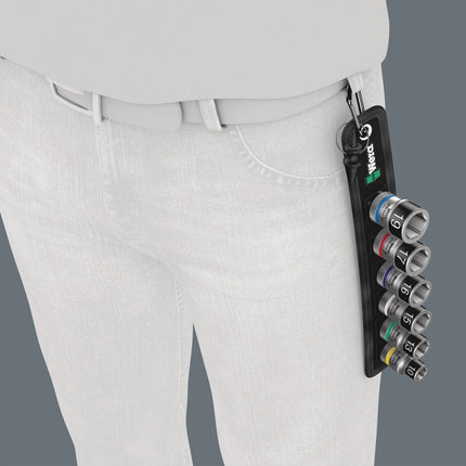 WERA Jeu de clés à douille Belt C 1 Zyklop 7 pièces ( 4000821198 )