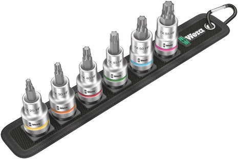 WERA Jeu de clés à douille Belt C 3 TORX® HF Zyklop 6 pièces ( 4000821204 )