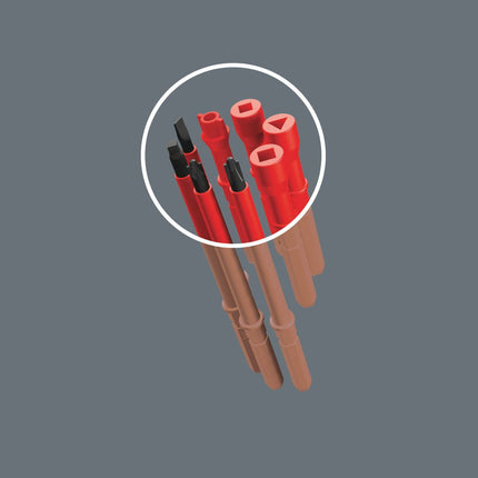 WERA juego de destornilladores KK VDE 17 extra delgado 1 17 piezas (4000828666)