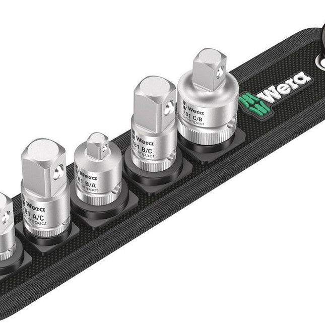 WERA adapter set 781/5 set of 5 pieces with holder ( 8000907877 )
