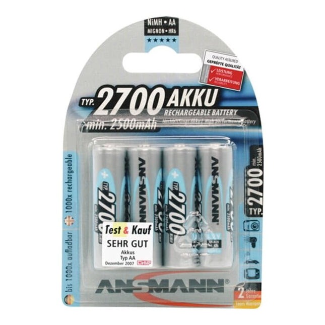 Pila recargable ANSMANN 1,2 V 2700 mAh ( 4000876111 )