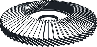 KLINGSPOR Fächerscheibe SMT 325 Extra Ø 125 mm Körnung 60 gerade ( 4000842817 )