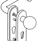 Juego de protección contra incendios HEWI 111R13.113 Plástico 90 D/K ( 3000204165 )