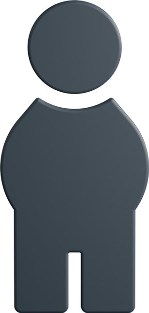 HEWI Symbol Mann 801.91B010 polyamide couleur n° 92 ( 8000645315 )