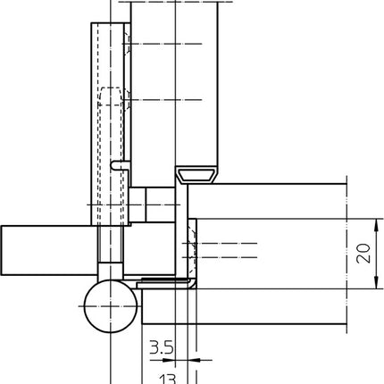 Sezione anta SIMONSWERK V 0037 WF in 3 parti ( 3000255760 )