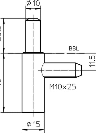 Marco SIMONSWERK pieza V 8100 WF U acero galvanizado (3325055021)