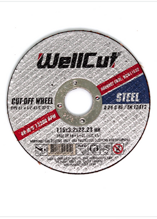 WellCut WCM 11532 - 10 Stück Trennscheiben 115 mm für Metalle - Toolbrothers