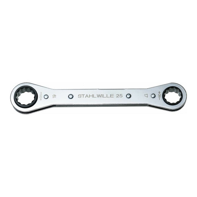 STAHLWILLE ratchet ring spanner 25 17 x 19 mm ( 4000826140 )