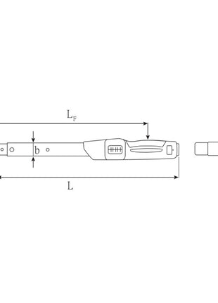 Llave dinamométrica STAHLWILLE 730N/12 25 - 130 Nm (4000826522)