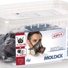MOLDEX respiratory protection box 857202 A2P2 R D - Series 8000 1x800201,2x807001,2x850001,2x809001 ( 4000370730 )