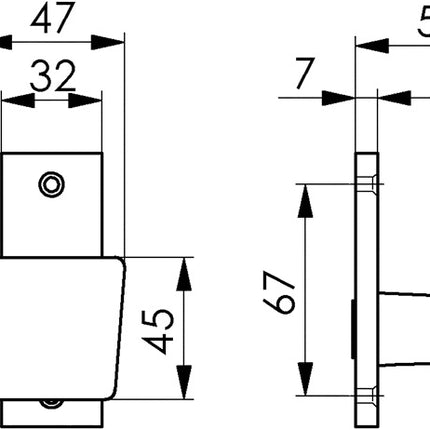 Pomello AMF 495 metallo chiaro F1 / argento ( 3311021073 )
