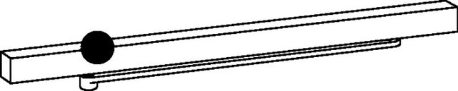 Canal de deslizamiento DORMAKABA G-EMF para TS 93 plata ( 3000207500 )